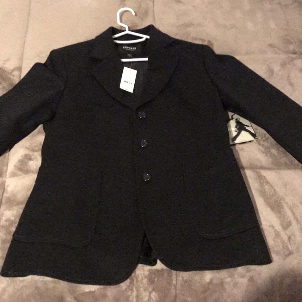 Express black blazer brand new with tags sz 7/8